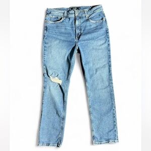 Ralph Lauren Blue Distressed Straight Leg Jeans Women’s 12